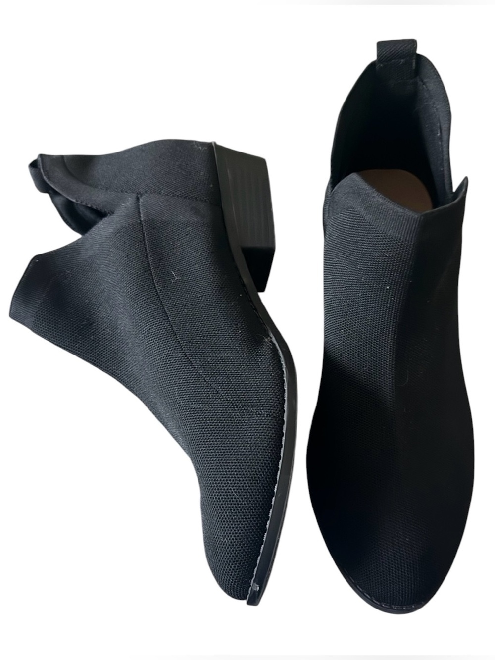 Torrid Black Stretch Chelsea Ankle Booties